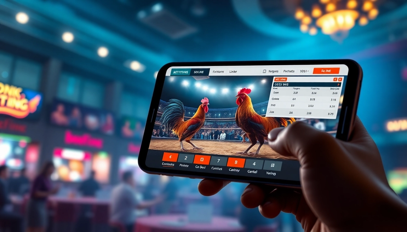 Live cockfighting experience on sv368win.live with vibrant graphics and mobile interface.