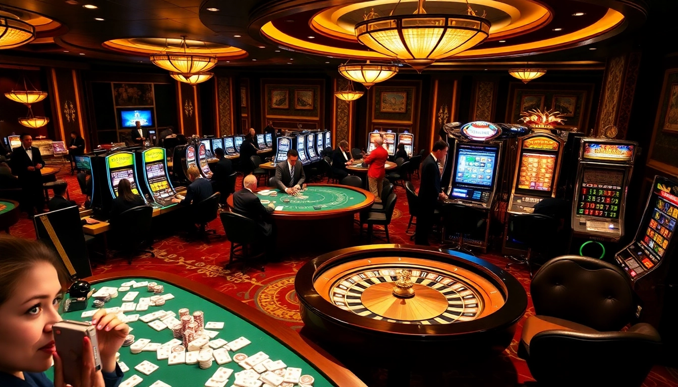 Exciting online gambling atmosphere at win55win.live with vibrant tables and games.